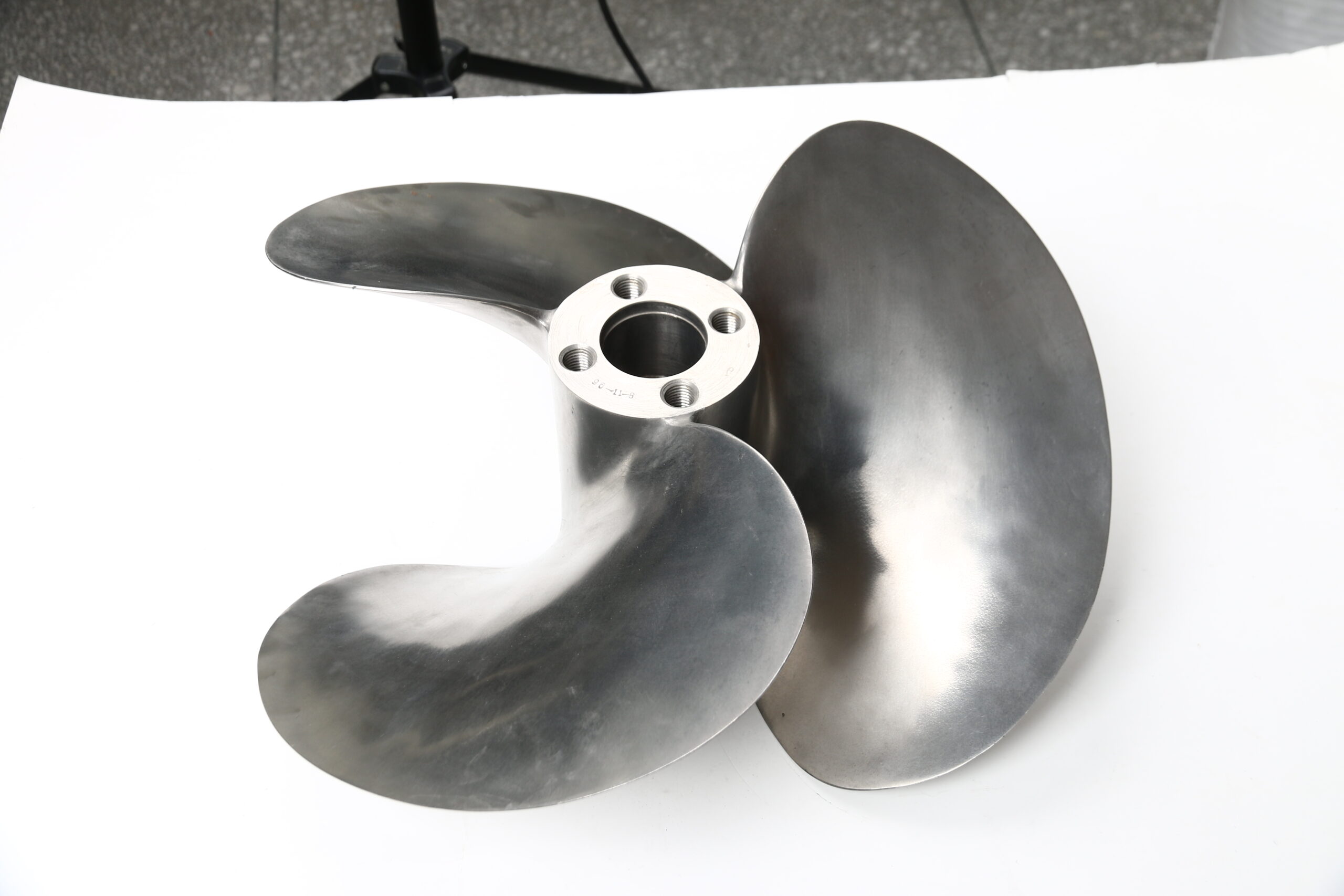 Titanium propeller casting