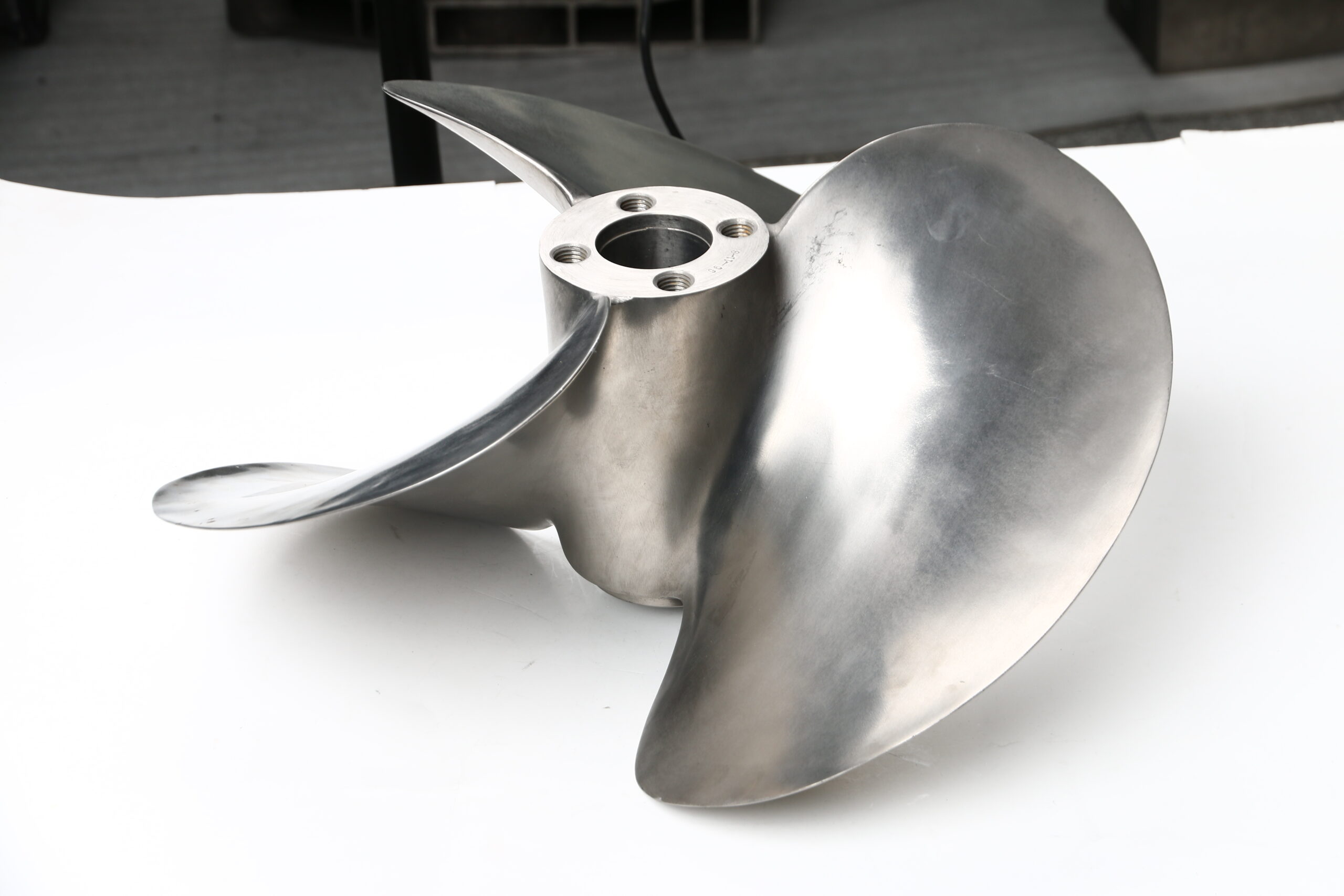 Titanium propeller casting