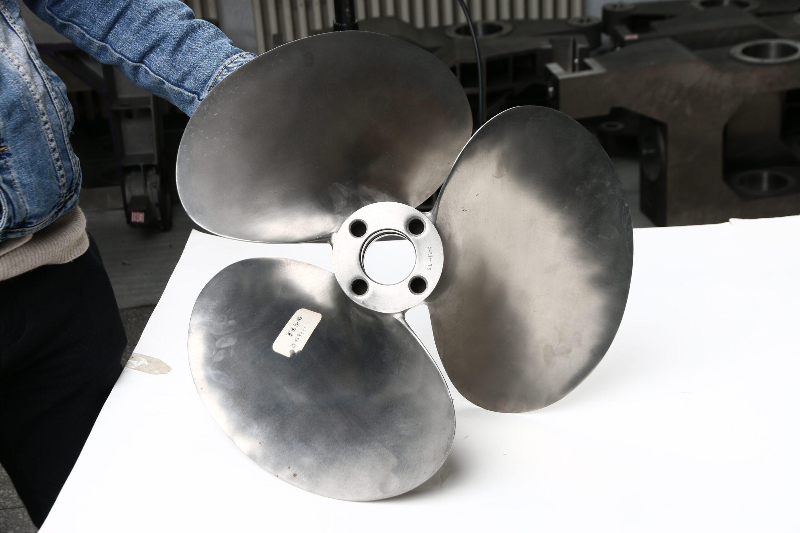 Titanium propeller casting